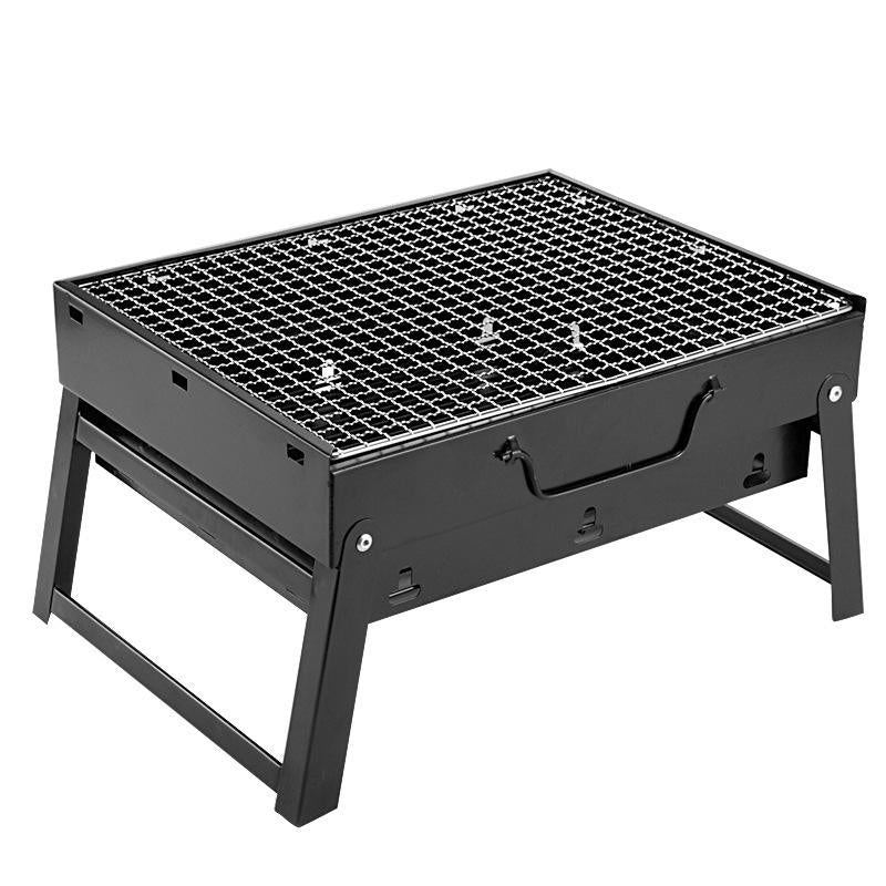 Portable Folding Charcoal Grill — Compact BBQ for Camping & Backyard