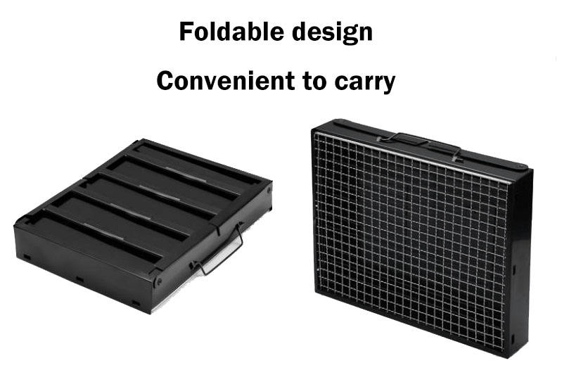 Portable Folding Charcoal Grill — Compact BBQ for Camping & Backyard