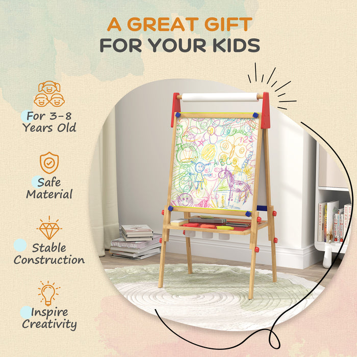 AIYAPLAY 3 in 1 Kids Easel with Paper Roll