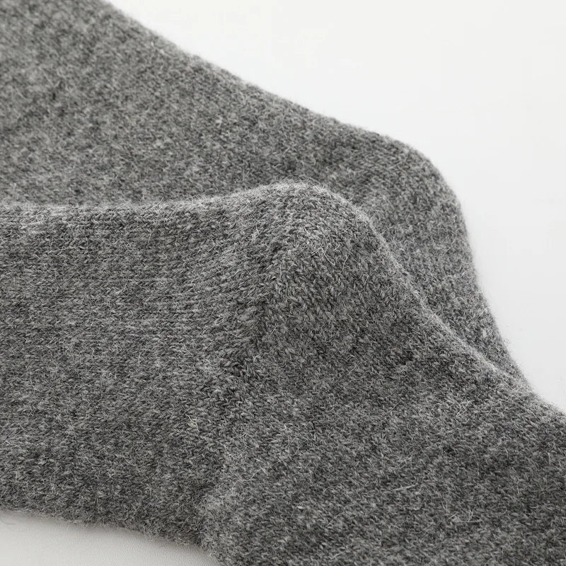 Super Warm Funny Happy Male Men Thicker Solid Socks Merino Wool Rabbit Socks Snow Winter Socks calceta hombre skarpety meskie