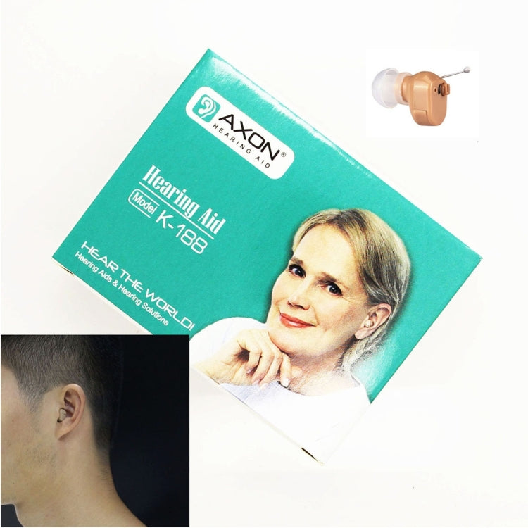 AXON K-188 Mini In Ear Sound Amplifier Adjustable Tone Hearing Aid, K-188