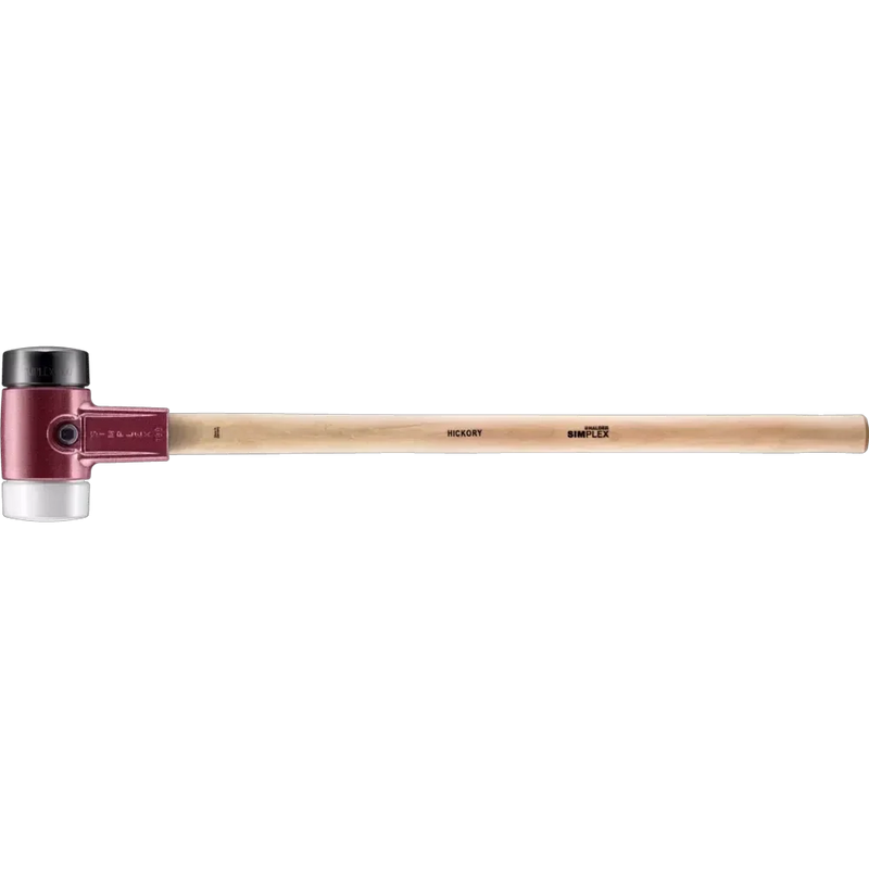 Halder Simplex soft-face sledge hammer, cast iron housing - Rubber composition / Superplastic
