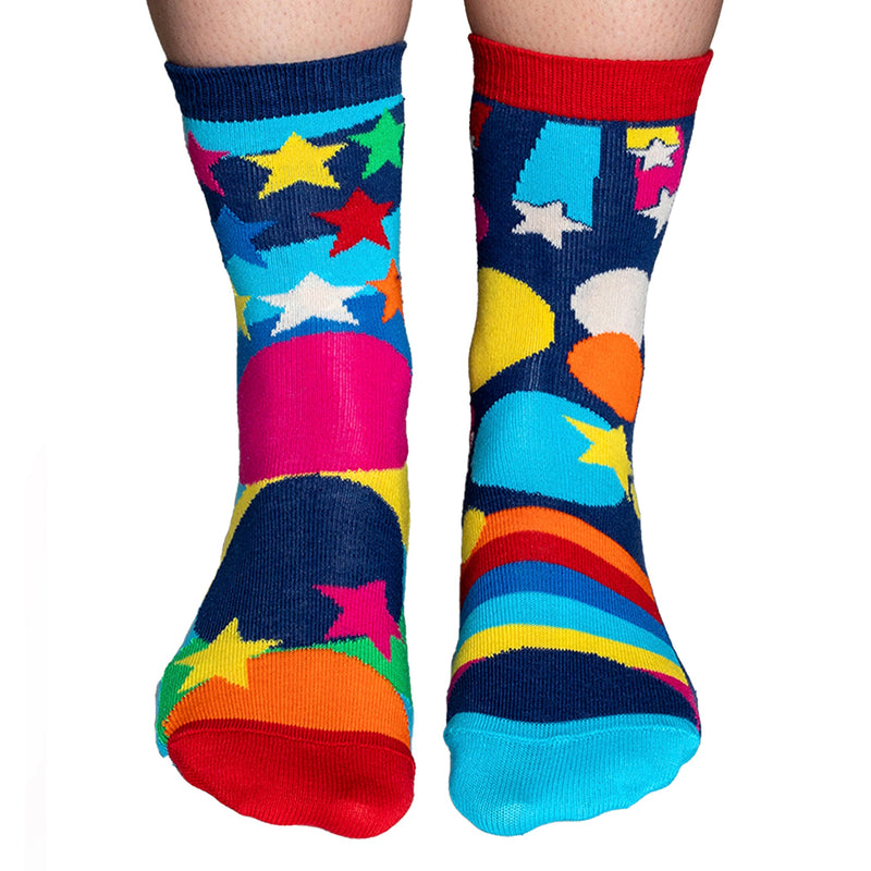 6 Pack Kids Happy Birthday Soft Novelty Odd Socks in Gift Box