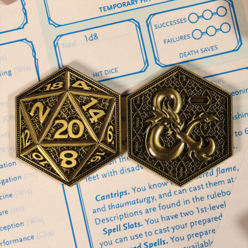 Dungeons & Dragons Limited Edition Dice/Ampersand Collectible Coin