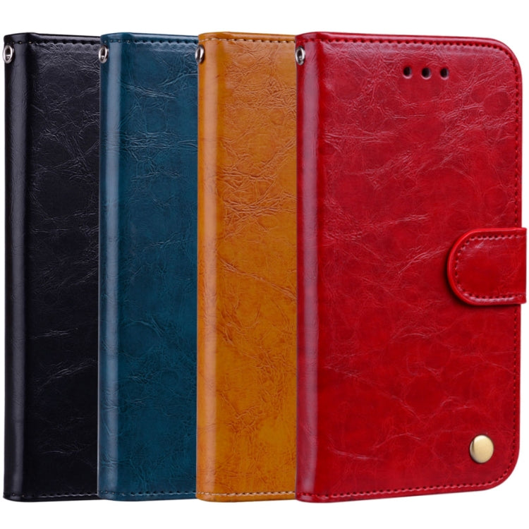 For Huawei Honor Play 7X Business Style Oil Wax Texture Horizontal Flip Leather Case with Holder & Card Slots & Wallet, For Huawei Honor Play 7X