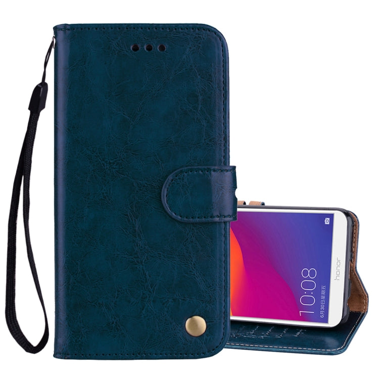 Business Style Oil Wax Texture Horizontal Flip Leather Case for Huawei Honor 7C / Enjoy 8 / Y7 (2018) / Y7 Prime (2018) / Nova 2 Lite, with Holder & Card Slots & Wallet, For Honor 7C / Y7 Prime (2018), For Huawei Honor 7C / Y7 Prime (2018)...