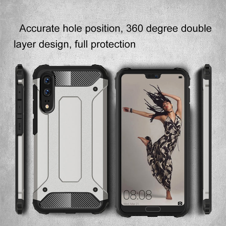 For Huawei  P20 Full-body Rugged TPU + PC Combination Back Cover Case , For Huawei P20, Huawei P20