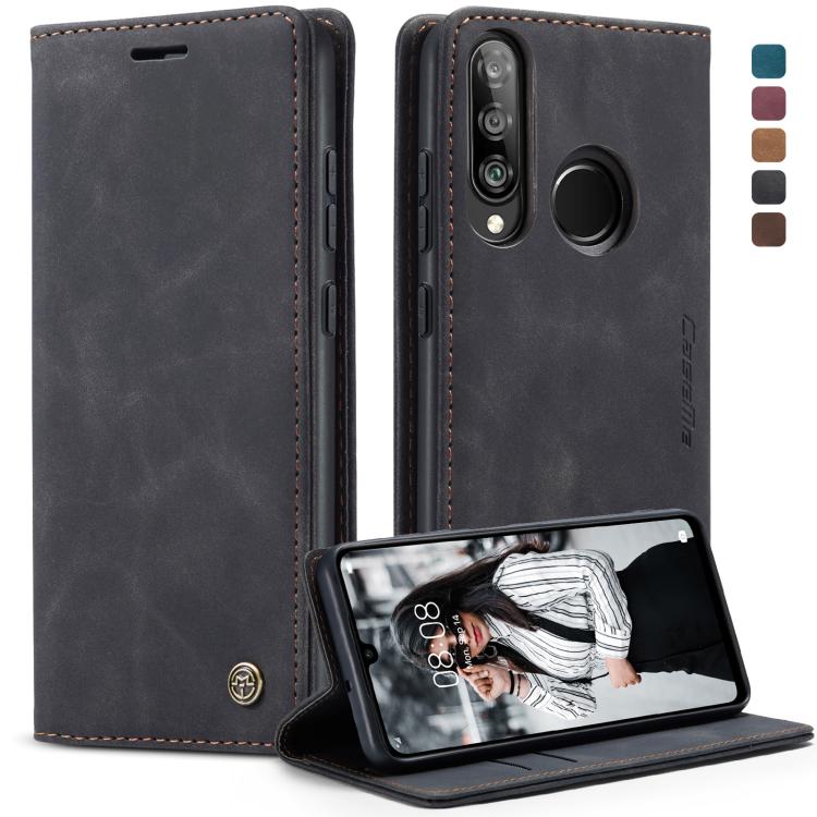 CaseMe-013 Multifunctional Retro Frosted Horizontal Flip Leather Case for Huawei P30 Lite, with Card Slot & Holder & Wallet, For Huawei P30 Lite