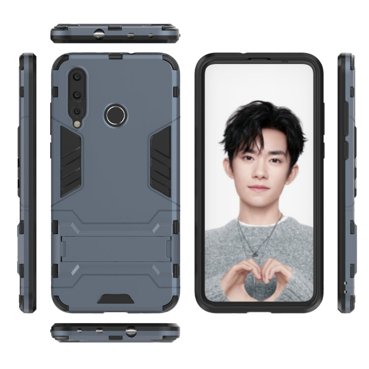Shockproof PC + TPU Case for Huawei Nova 4, with Holder, For Nova 4, For Huawei Nova 4
