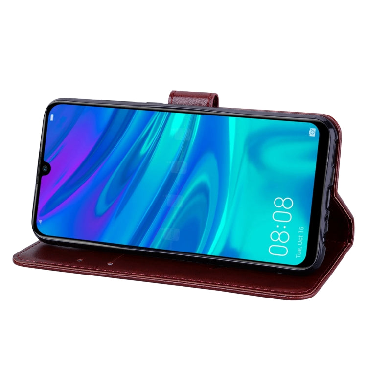 Rose Embossed Horizontal Flip PU Leather Case for Huawei P Smart 2019, with Holder & Card Slots & Wallet, For Huawei P Smart 2019