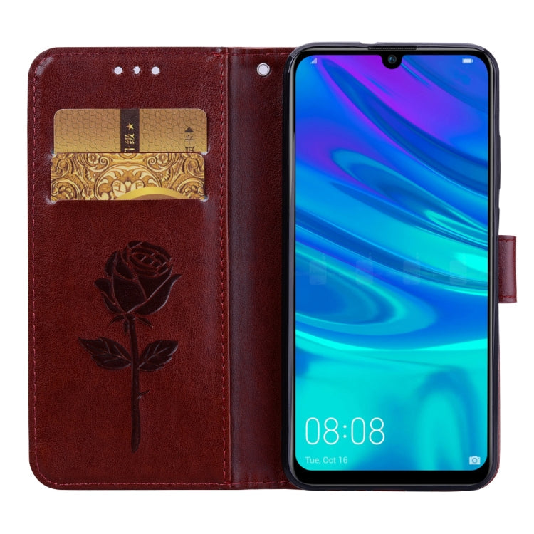 Rose Embossed Horizontal Flip PU Leather Case for Huawei P Smart 2019, with Holder & Card Slots & Wallet, For Huawei P Smart 2019