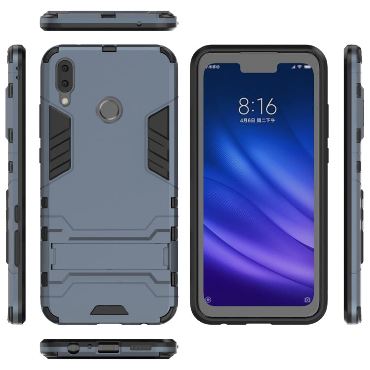 Shockproof PC + TPU Case for Huawei Y9 (2019) / Enjoy 9 Plus, with Holder, For Huawei Y9 (2019) / Enjoy 9 Plus