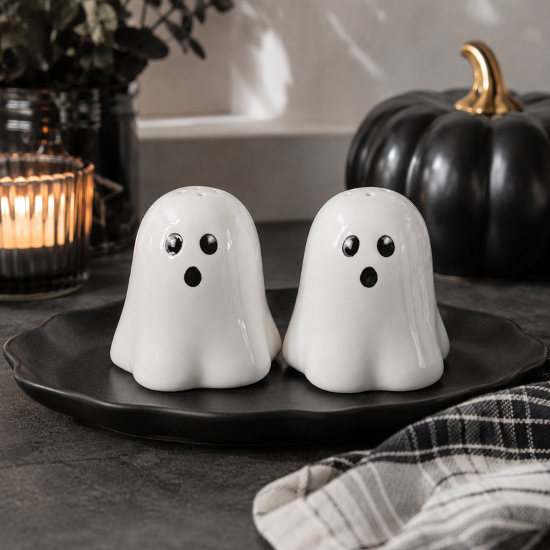 Ghost Salt and Pepper Shakers