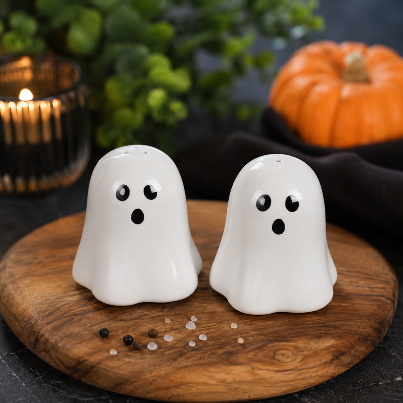 Ghost Salt and Pepper Shakers