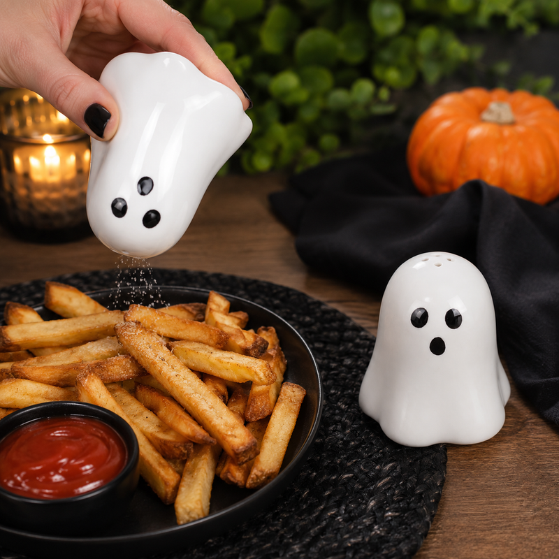 Ghost Salt and Pepper Shakers