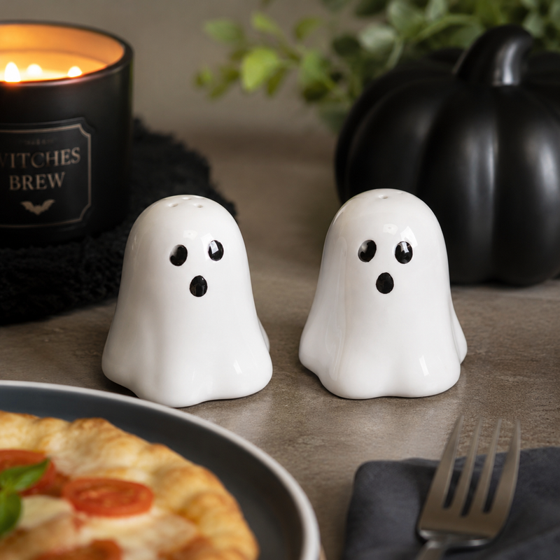 Ghost Salt and Pepper Shakers
