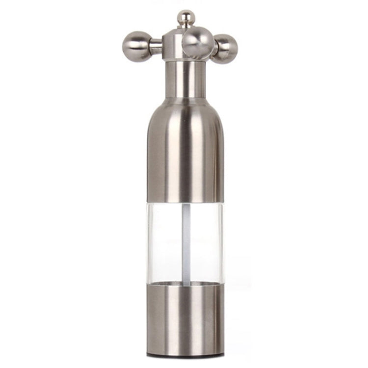 MICLAN Stainless Steel 304 Rudder Shape Grinder Pepper Grinding Machine, Size : S, S