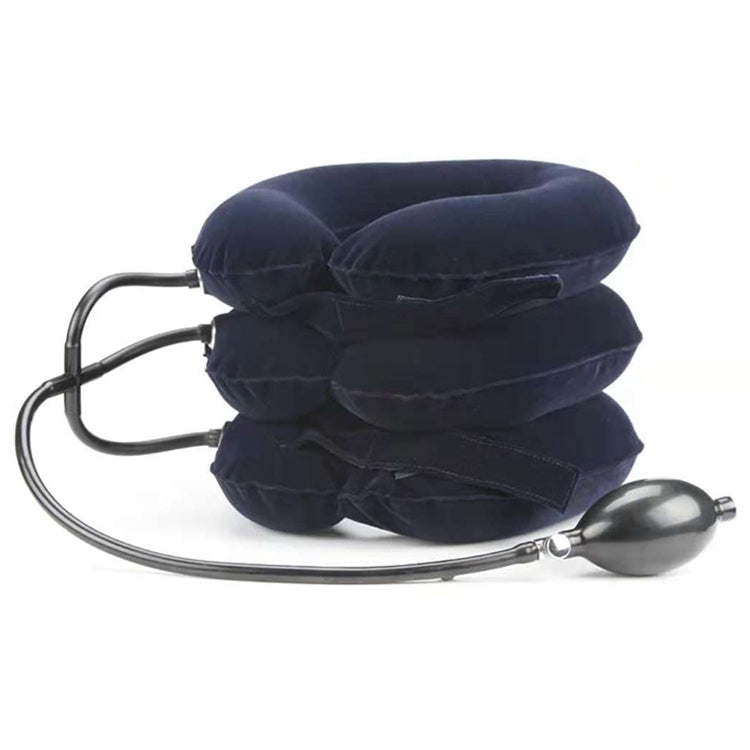 Household Full Cashmere Cervical Traction Instrument Neck Protection Inflatable Cervical Spine Massage Instrument, Full Cashmere (Purple), Full Cashmere (Rose Red), Full Cashmere (Black), Full Cashmere (Coffee), Full Cashmere (Grey), Full Cashmere (Blue)