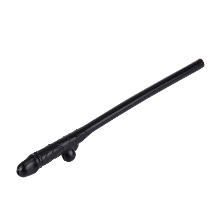 10 PCS Dicky Sipping Straw, Length: about 19cm, Dicky Sipping Straw(Black)