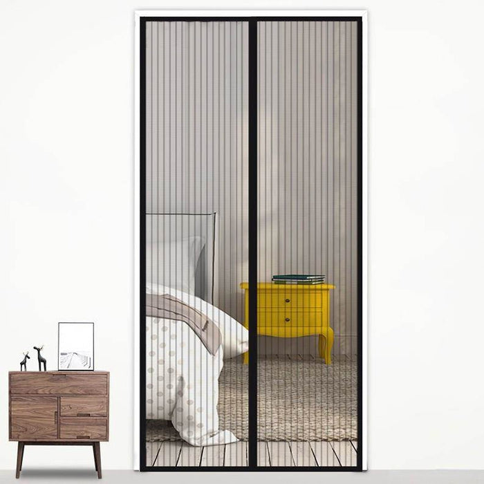 Magnetic Door Curtain Mosquito-proof Screen Door Curtain, Size:210x100cm, Size:210x100cm(Beige), Size:210x100cm(White), Size:210x100cm(Black), Size:210x100cm(Coffee)