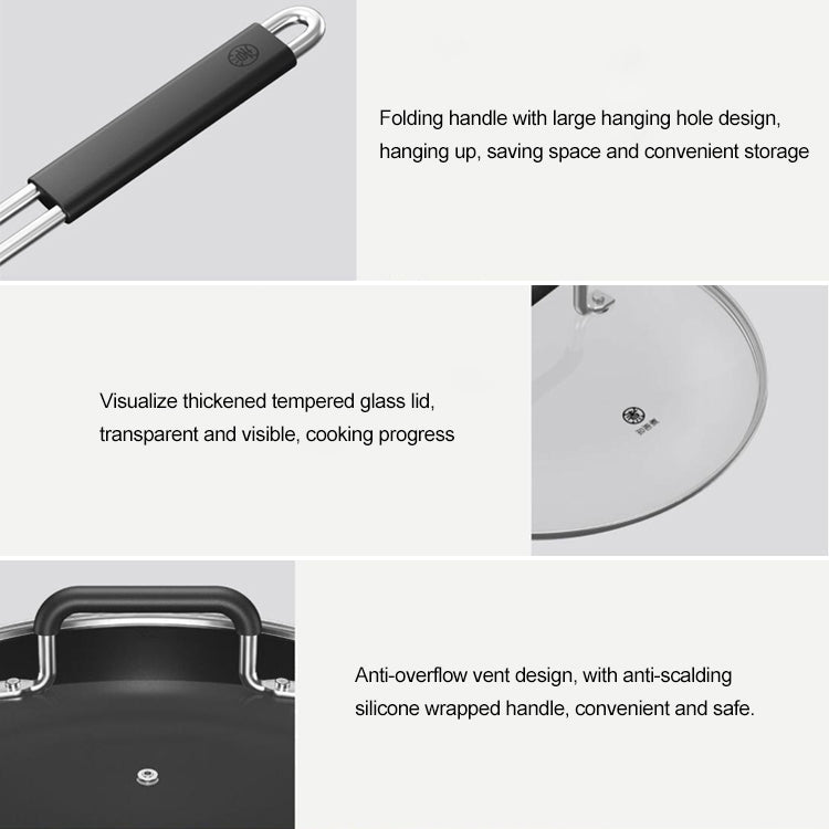 Original Xiaomi Youpin Non Stick Frying Pan Cooking Pot, GJC02CM