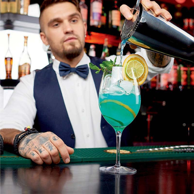 12 in 1 Stainless Steel Wine Cocktail Shaker Tools Set with Cloth Bag, Capacity: 550ml, 550ml