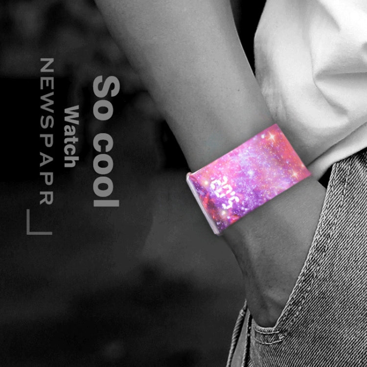 Adventure Pattern Creative Fashion Waterproof Paper Watch Intelligent Paper Electronic Wristwatch, Adventure Pattern