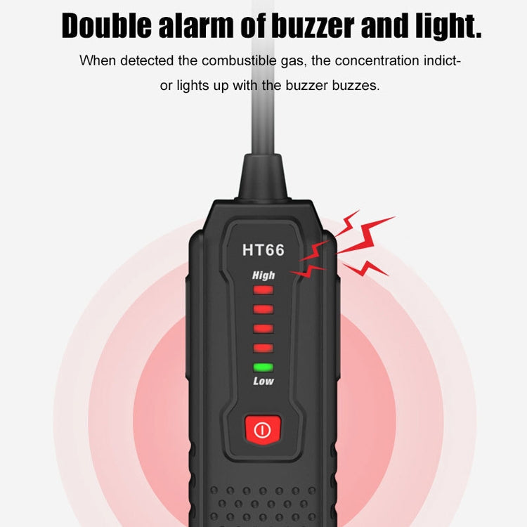 HABOTEST HT66 Combustible Gas Detector Natural Gas Leak Detector, HABOTESA HT66