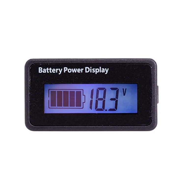 H5 12V-48V Lead-acid Battery Voltage Tester Percentage Voltmeter Gauge Lithium Battery Status Monitor, 12V-48V Blue Light, 12V-48V Green Light, 12V-48V White Light