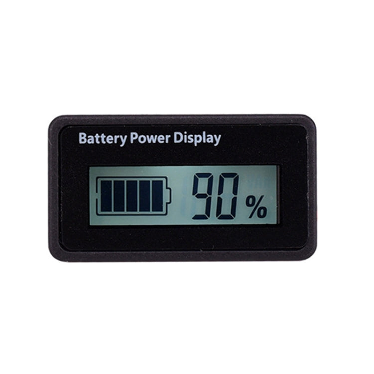 H5 12V-48V Lead-acid Battery Voltage Tester Percentage Voltmeter Gauge Lithium Battery Status Monitor, 12V-48V Blue Light, 12V-48V Green Light, 12V-48V White Light