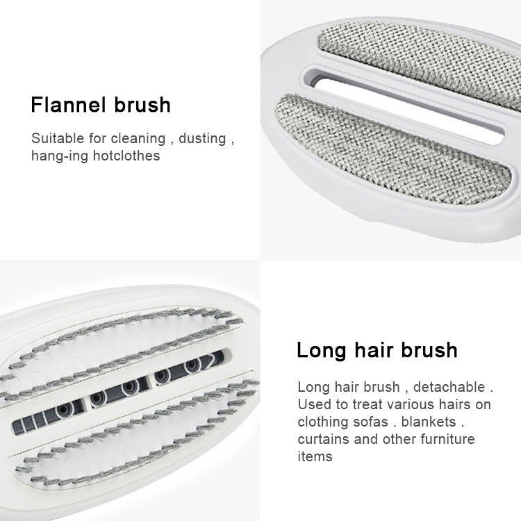 Multifunction Household Handheld Steamer Travel Portable Hand - Held Steam Hanging Hot Machine Ceramic Bottom with Flannelette Brush & Hair Brush & Measuring Cup,US Plug, US Plug Purple