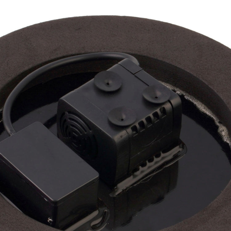 Solar Powered Water Pump Garden Fountain Floating Panel Watering Pond Kit for Waterfalls Water Display Park Pool Decoration Fountain, Diameter: 16cm, olar Powered Water Pump