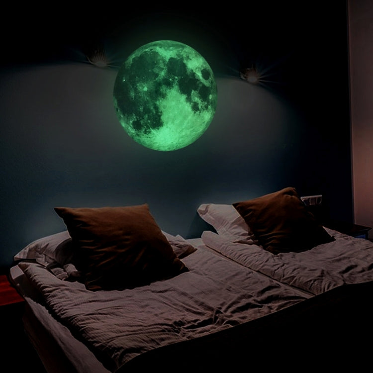 Fluorescent Moon Wall Stickers Halloween Wall Stickers Bedroom Living room Decorative Wall Stickers, Fluorescent Moon  Pink