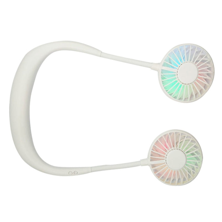 Creative Mini Hanging Neck Type Fan Outdoor LED Fan, F008 (Black), F008, F008 (Blue), F008 (White)