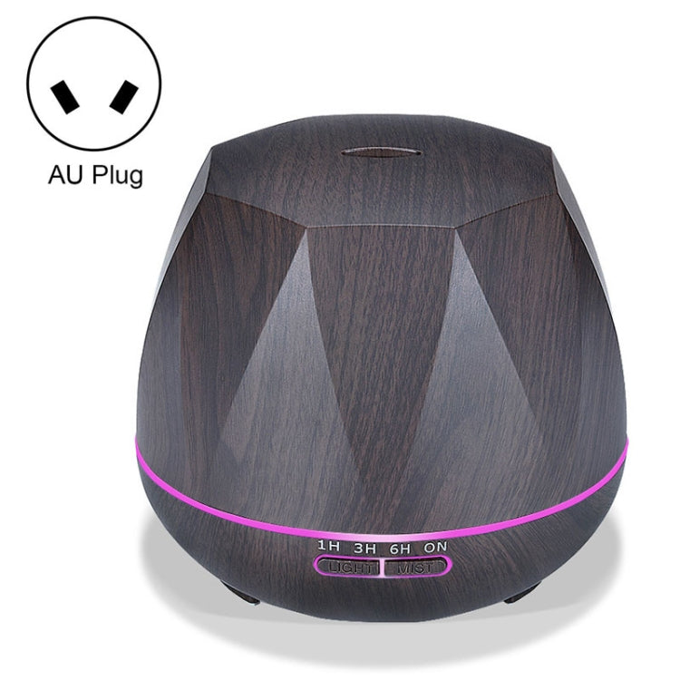 Peach Shape Wood Grain Remote Control Ultrasonic Humidifier Aromatherapy Machine Automatic Alcohol Sprayer with LED Lights, Capacity: 400mL, AU Plug (Light Wood Color), Diamond Light Wood Color, Peach Shape Dark Wood Color, Peach Shape Light Wood Color...