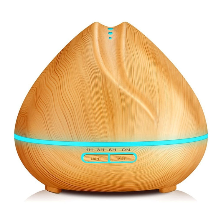 Peach Shape Wood Grain Remote Control Ultrasonic Humidifier Aromatherapy Machine Automatic Alcohol Sprayer with LED Lights, Capacity: 400mL, AU Plug (Light Wood Color), Diamond Light Wood Color, Peach Shape Dark Wood Color, Peach Shape Light Wood Color...