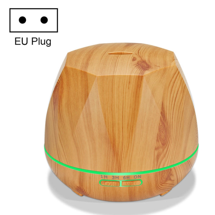 Peach Shape Wood Grain Remote Control Ultrasonic Humidifier Aromatherapy Machine Automatic Alcohol Sprayer with LED Lights, Capacity: 400mL, EU Plug (Dark Wood Color), Diamond Dark Wood Color, Diamond Light Wood Color, Peach Shape Dark Wood Color...