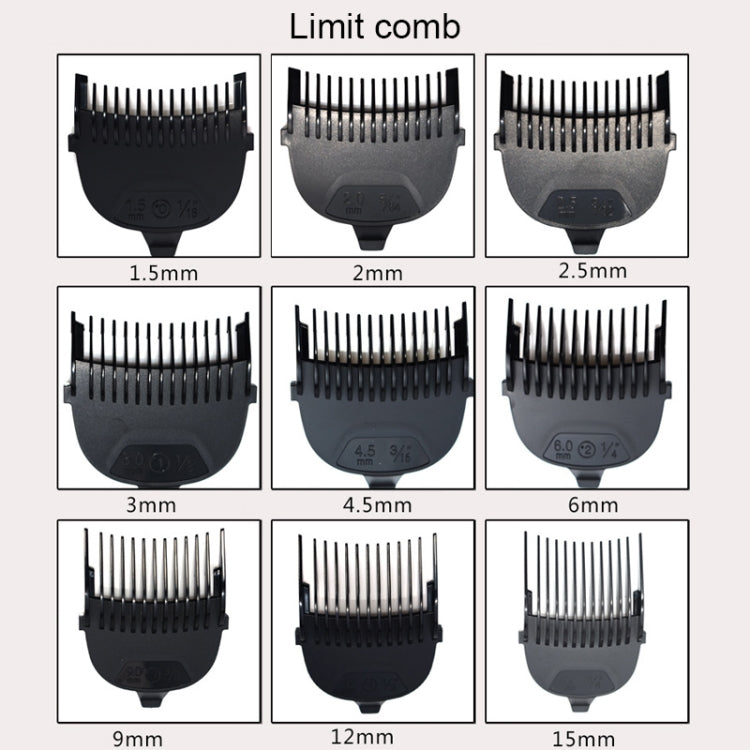 HJ-2018 Men Electric Shaver Fader Self-help Hair Clipper with Spare Cutter Head, Standard Version, CN Plug, with Spare Cutter Head