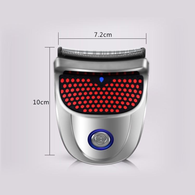 HJ-2019 Men Electric Shaver Fader Self-help Hair Clipper with Cloth + Sponge + Spare Cutter Head, Standard Version, CN Plug, with Cloth + Sponge + Spare Cutter Head