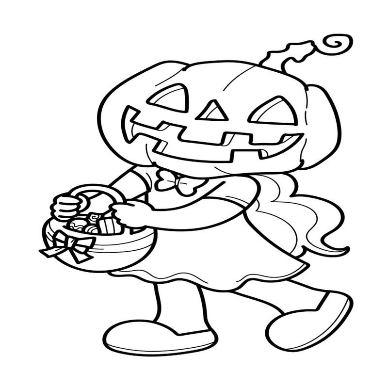 Halloween Colouring Book