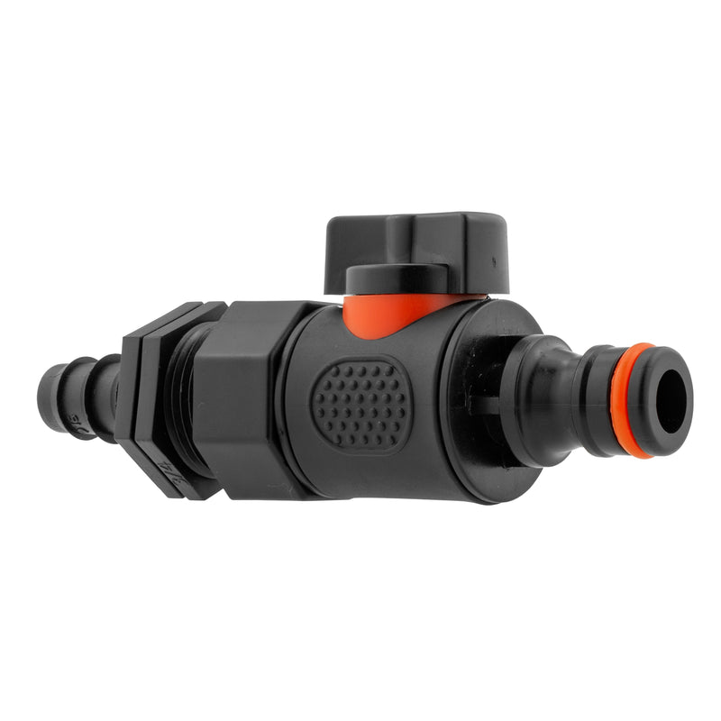 16mm Barbed Straight with BSPF Thread-Quick Connect Male Valve