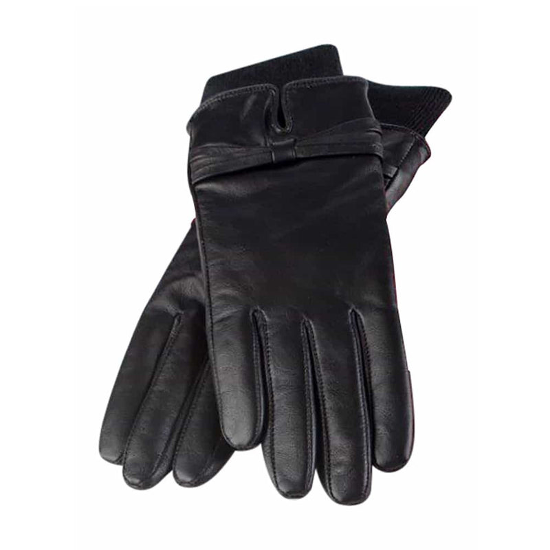 Ladies Fleece Lined Thermal Leather Gloves