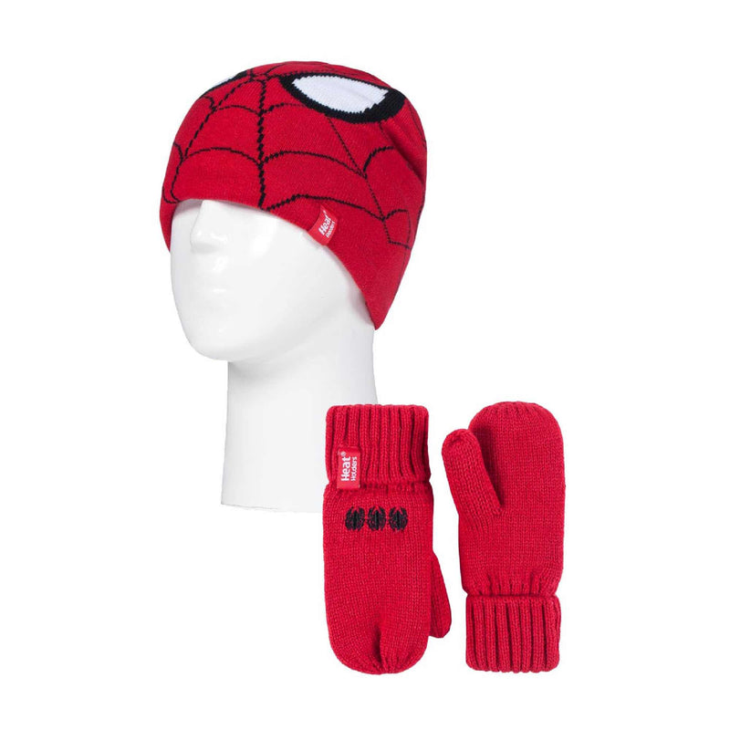 Boys Marvel Thermal Hat & Gloves Set for Winter