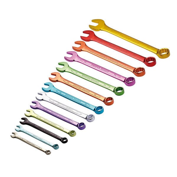 Draper HI-TORQ Metric Coloured Combination Spanner Set - (13 Pieces)