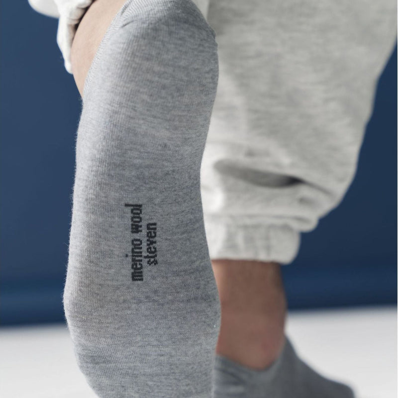 3 Pack Mens Merino Wool Invisible No Show Socks