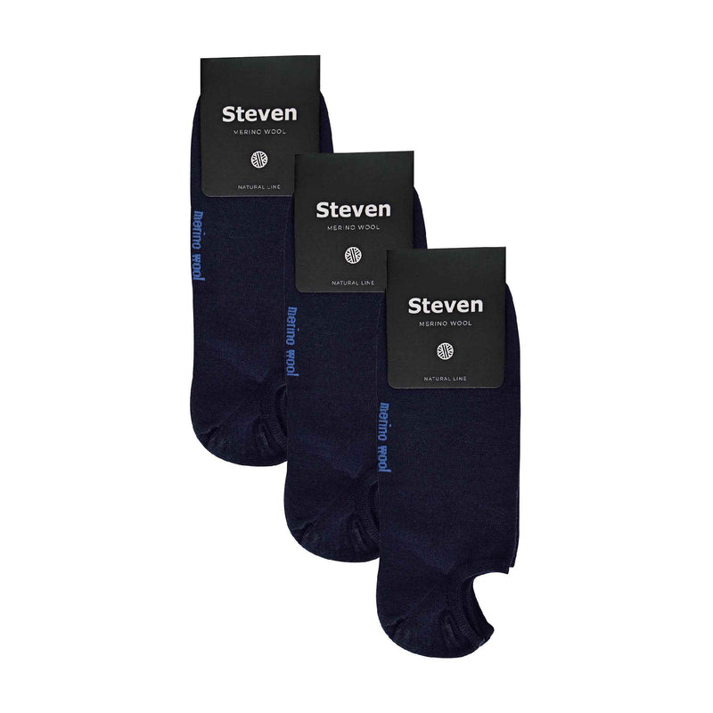 3 Pack Mens Merino Wool Invisible No Show Socks