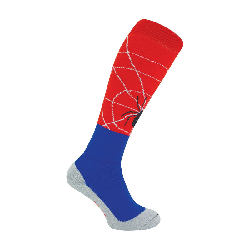 1 Pack Adults & Kids Knee High Fun Patterned Hockey Socks - Spiderman