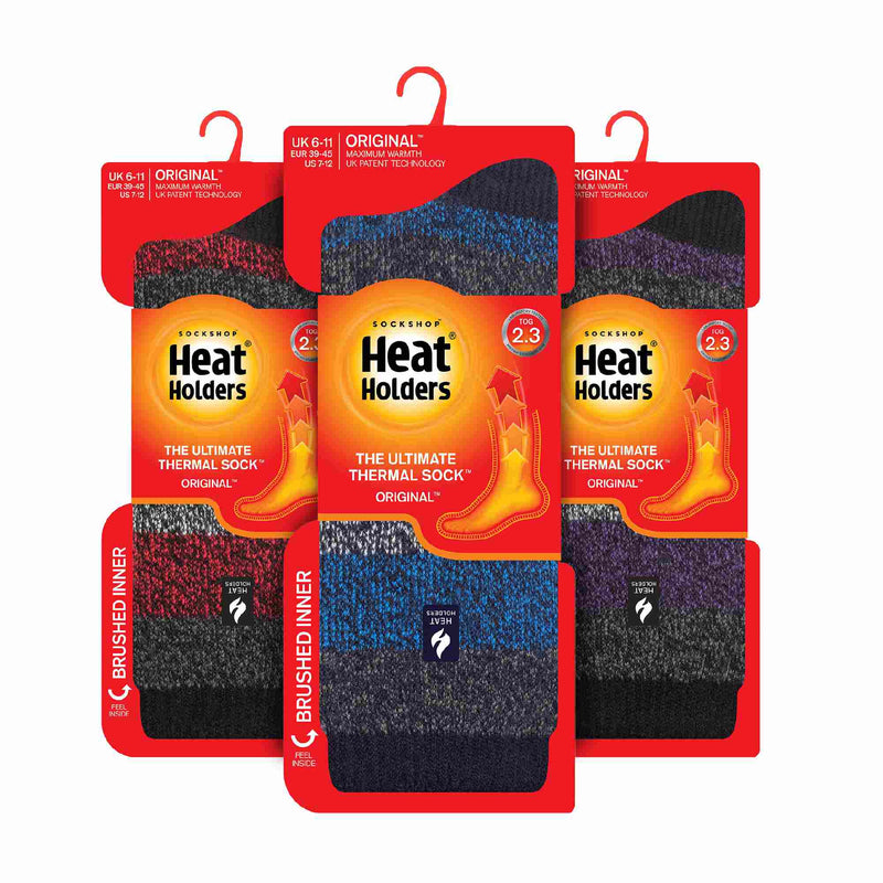 3 Pack Mens Insulated Thermal Socks for Winter