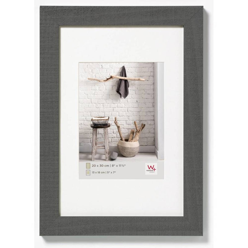Walther Home Wooden Picture Frame - 17.75x11.75 inch - (Insert 11.75x8 inch) Grey
