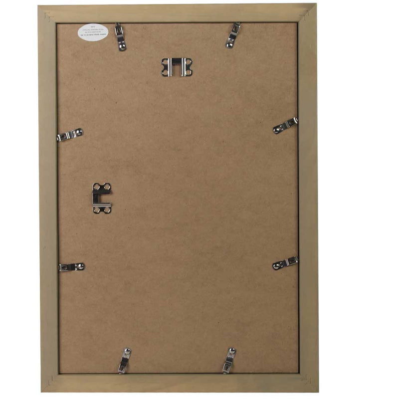 Walther Home Wooden Picture Frame - 16x11 inch - (Insert for 2x 8x6) Beige Brown
